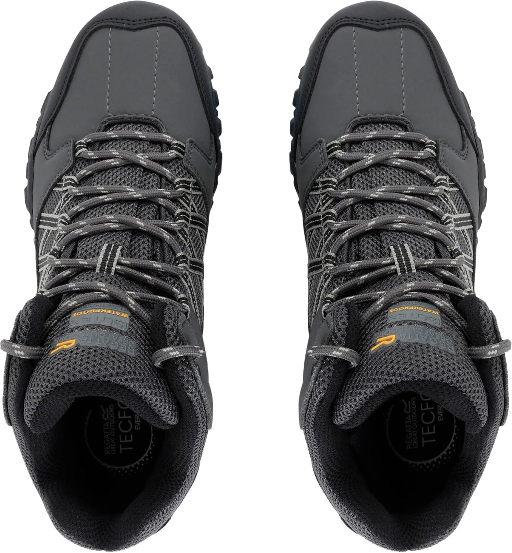 Regatta Edgepoint Waterproof Mens Walking Boots - Grey