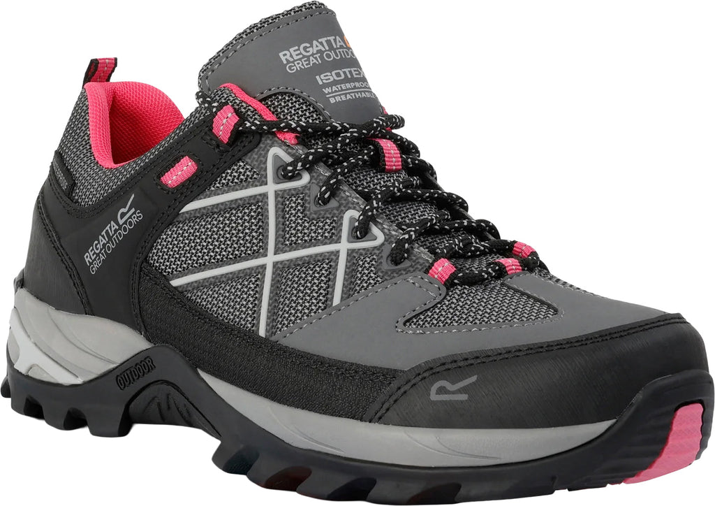 Regatta Samaris III Waterproof Womens Walking Shoes - Grey