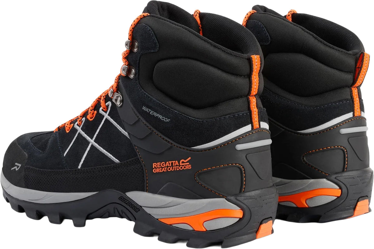 Regatta Samaris Pro II Waterproof Mens Walking Boots - Black