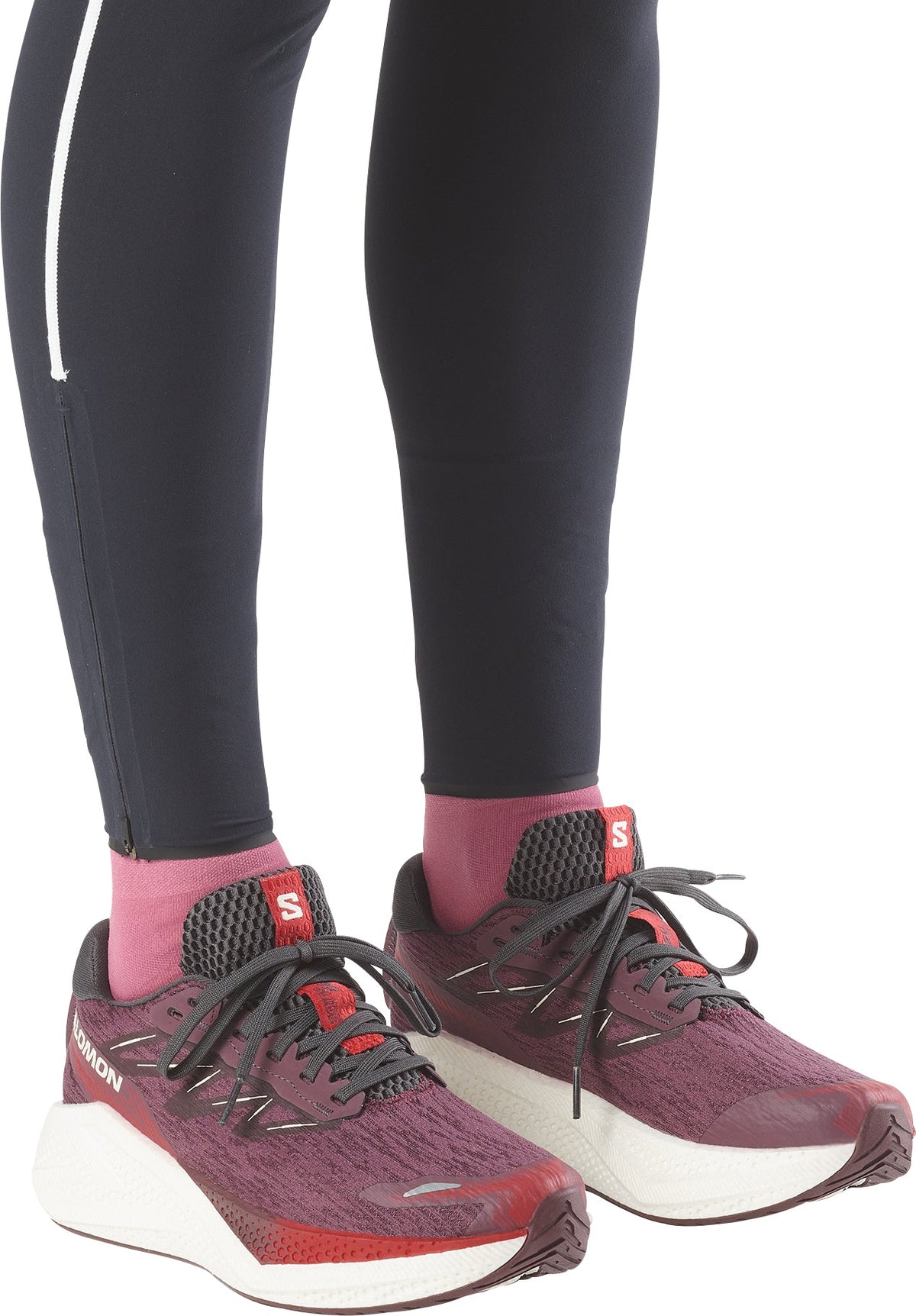 Salomon Aero Glide 4 Womens Running Shoes - Red