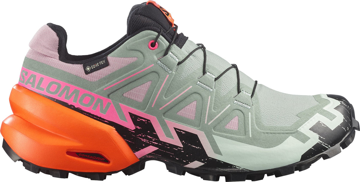 Salomon Speedcross 6 GORE-TEX Womens Trail Running Shoes - Green