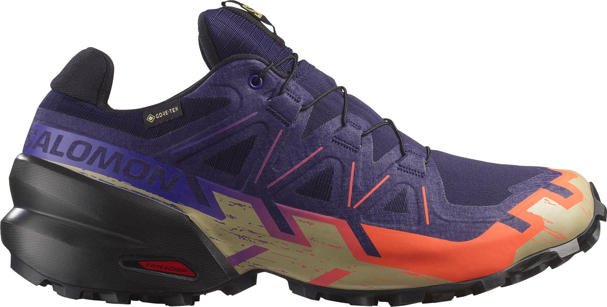 Salomon Speedcross 6 GORE-TEX Mens Trail Running Shoes - Blue