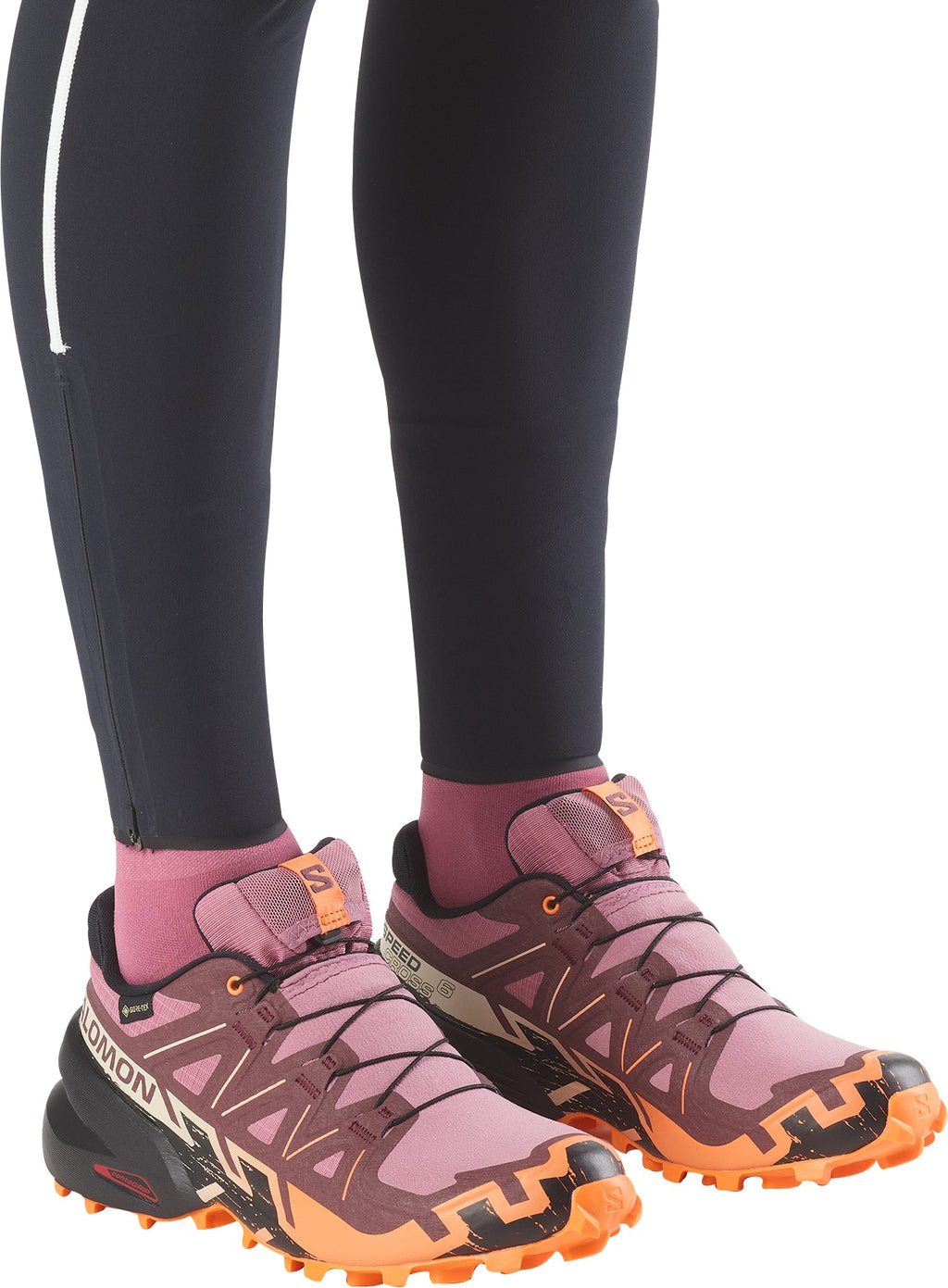 Salomon Speedcross 6 GORE-TEX Womens Trail Running Shoes - Pink