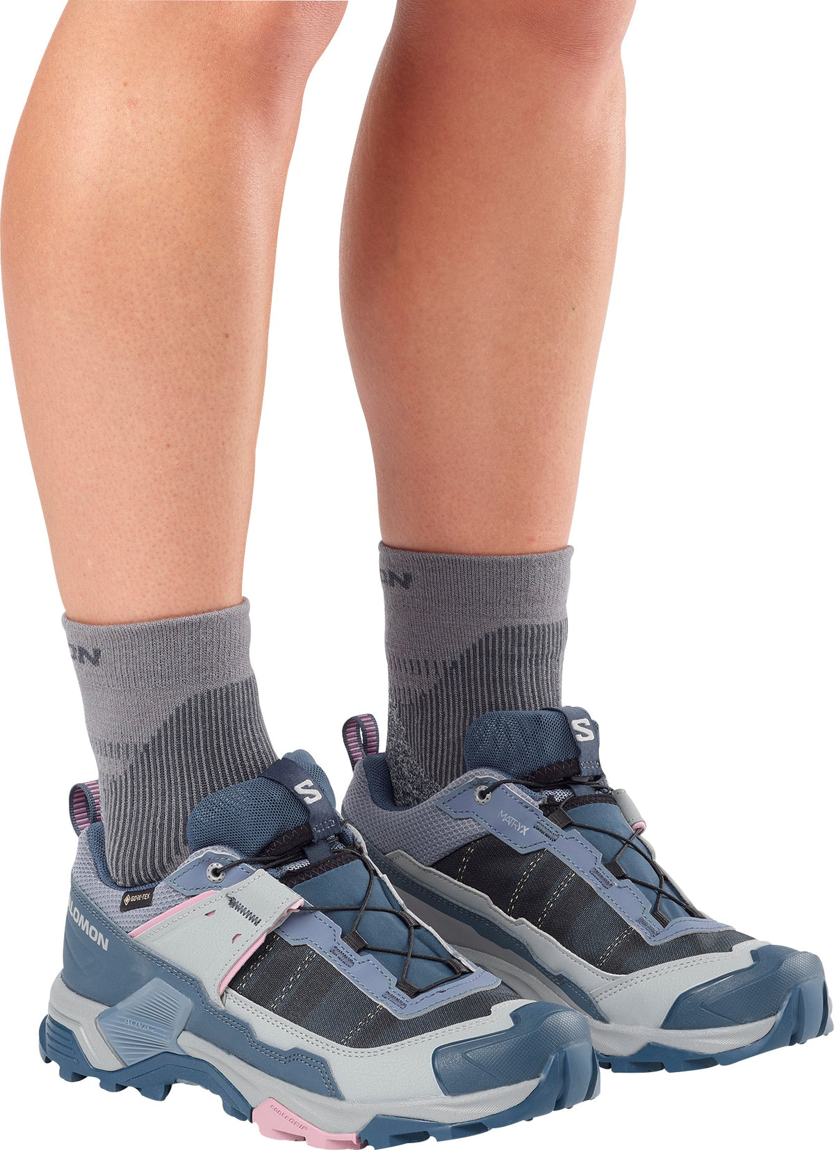 Salomon X Ultra 5 GORE-TEX Womens Walking Shoes - Blue