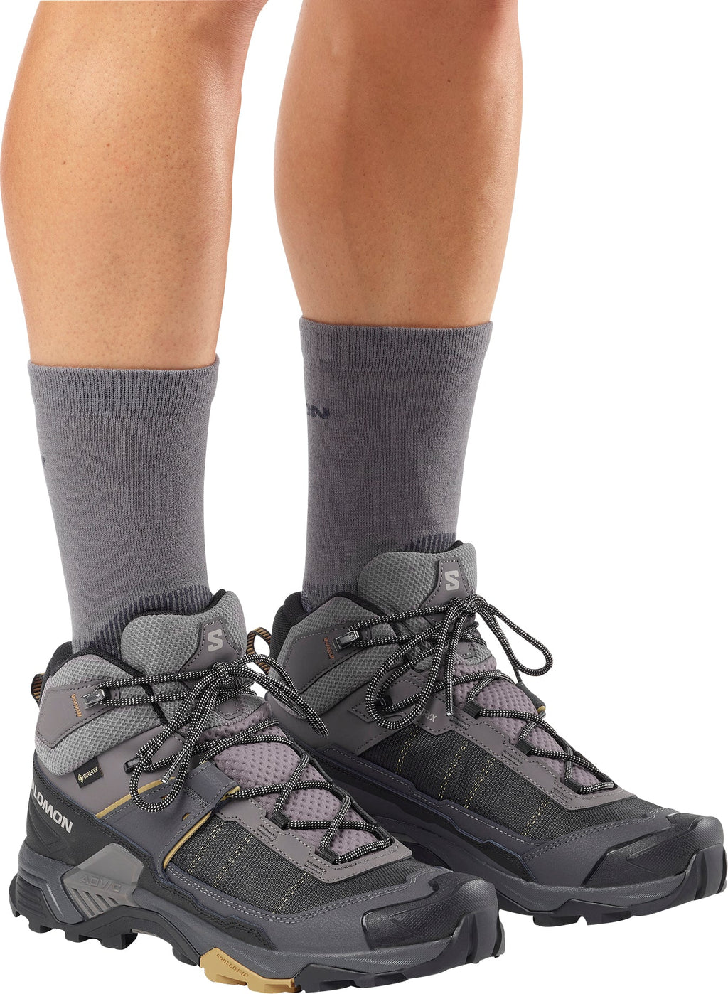 Salomon X Ultra 5 Mid GORE-TEX Mens Walking Boots - Grey