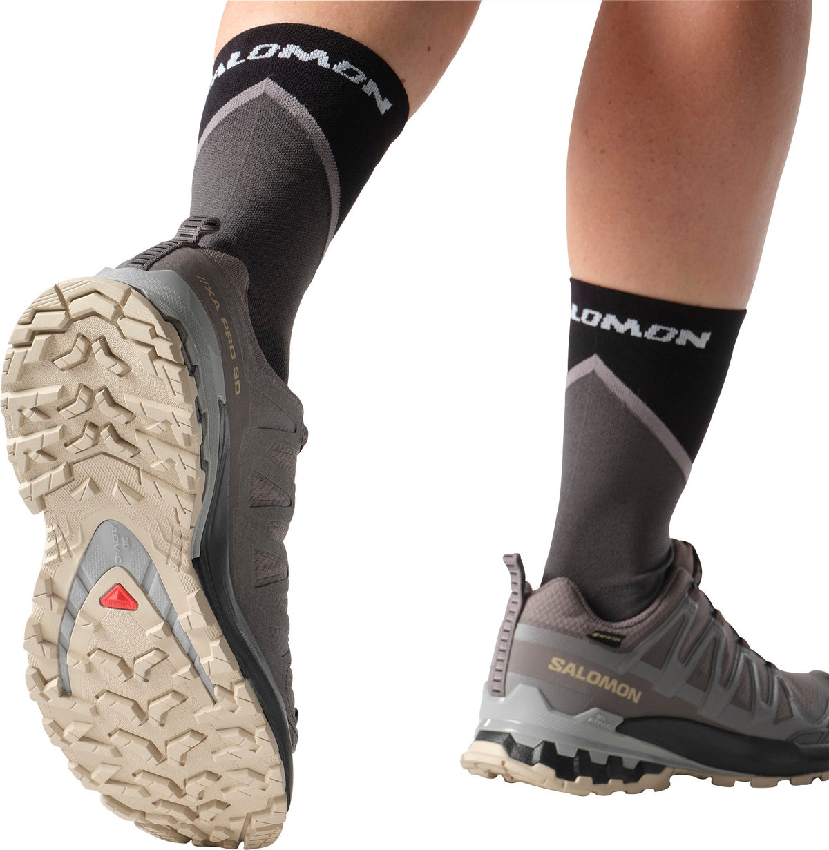 Salomon XA Pro 3D V9 GORE-TEX Womens Trail Running Shoes - Grey