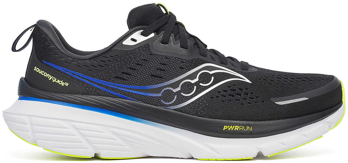 Saucony Guide 18 Mens Running Shoes - Black