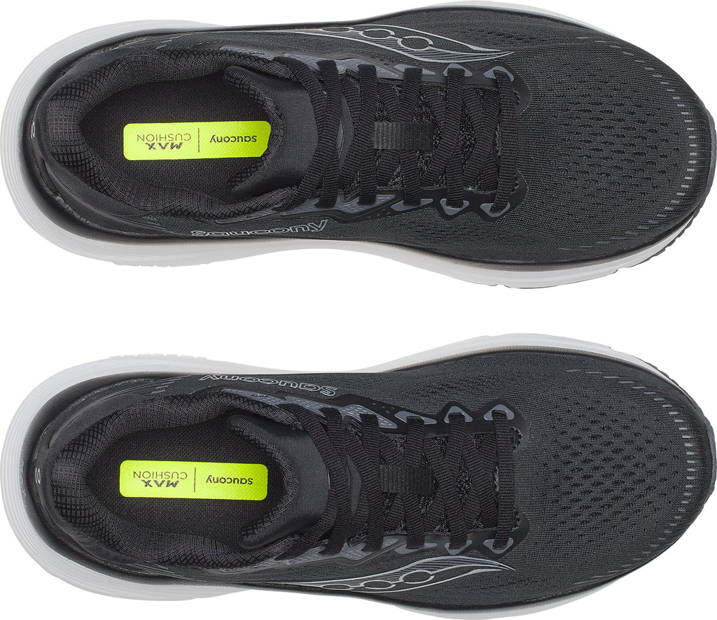 Saucony Guide 19 WIDE FIT Womens Running Shoes - Black