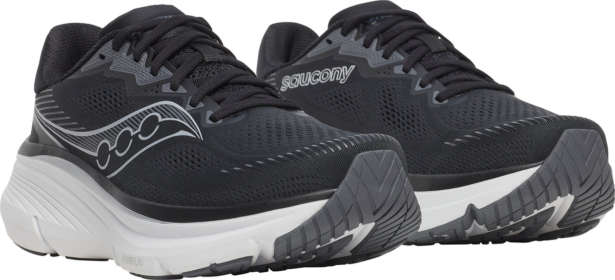 Saucony Guide 19 WIDE FIT Mens Running Shoes - Black