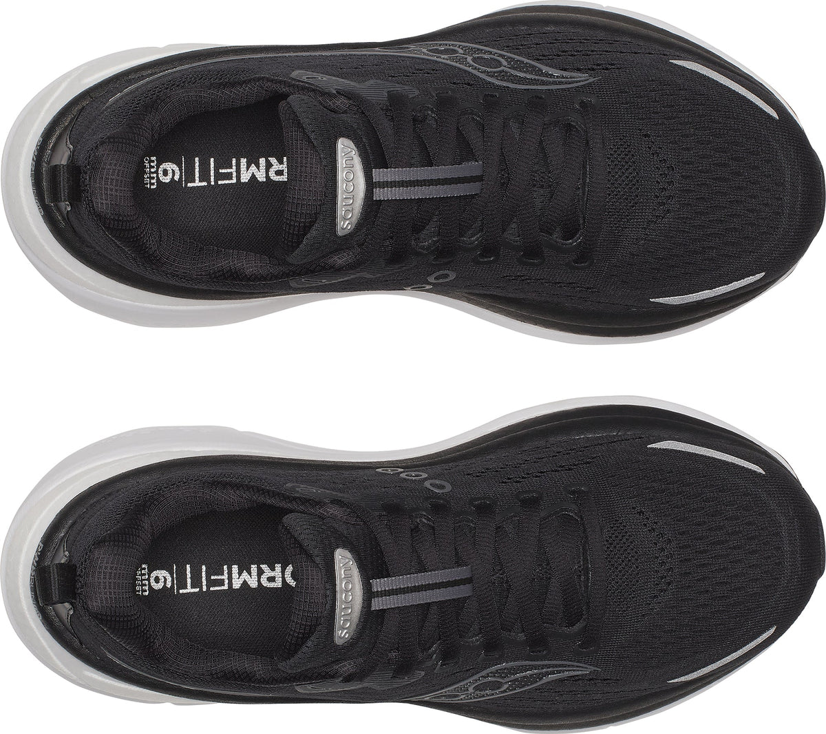 Saucony Hurricane 25 WIDE FIT Womens Running Shoes - Black