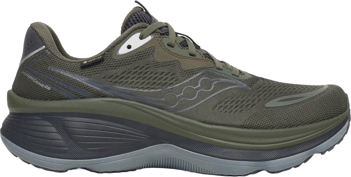 Saucony Hurricane 26 GORE-TEX Mens Running Shoes - Green