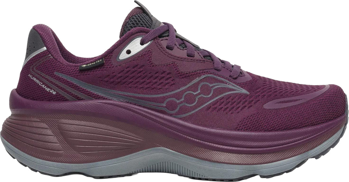 Saucony Hurricane 26 GORE-TEX Womens Running Shoes - Purple