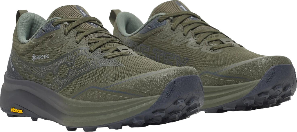Saucony Peregrine 16 GORE-TEX Mens Trail Running Shoes - Green