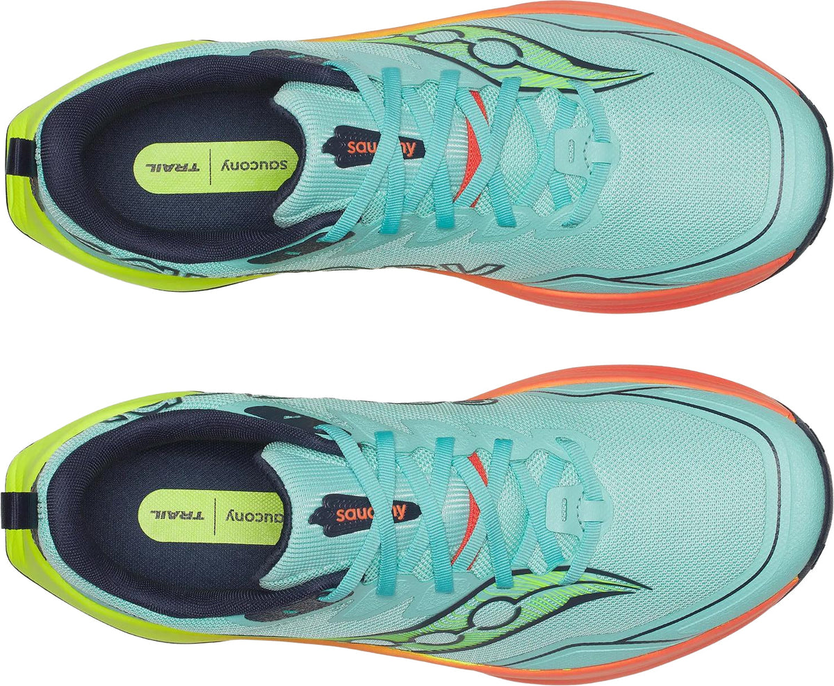 Saucony Peregrine 16 Mens Trail Running Shoes - Green