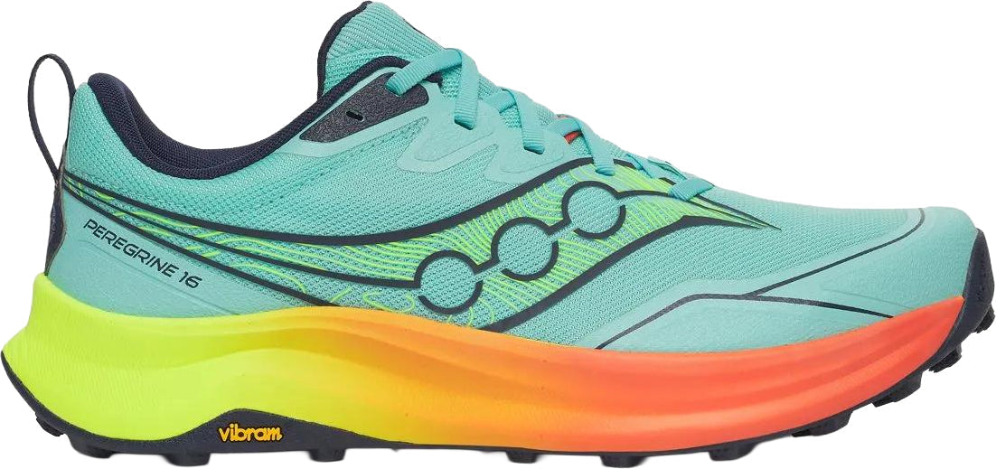 Saucony Peregrine 16 Mens Trail Running Shoes - Green