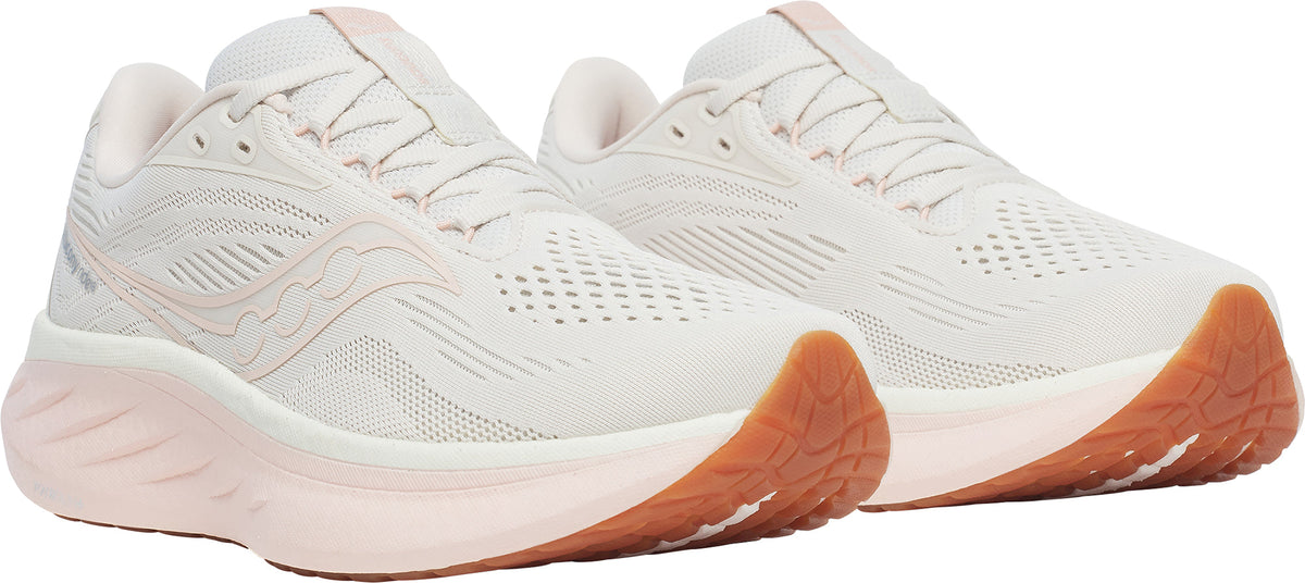 Saucony Ride 18 Womens Running Shoes - White