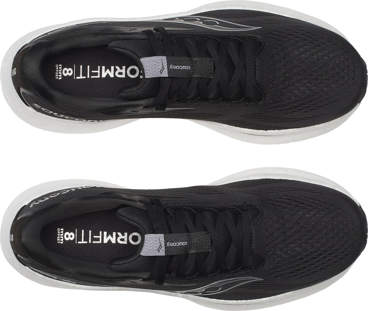 Saucony Ride 18 Mens Running Shoes - Black