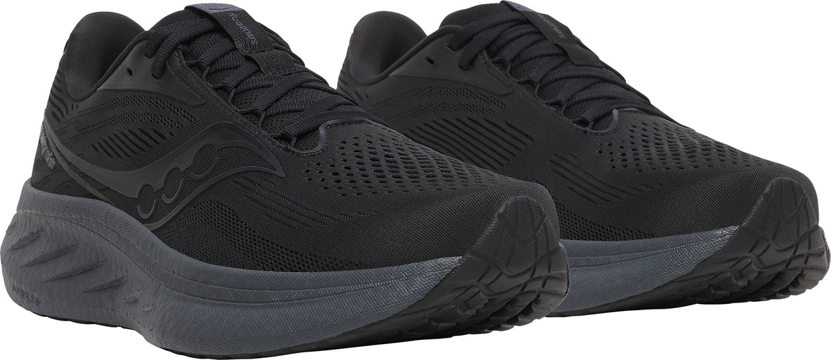 Saucony Ride 18 Mens Running Shoes - Black