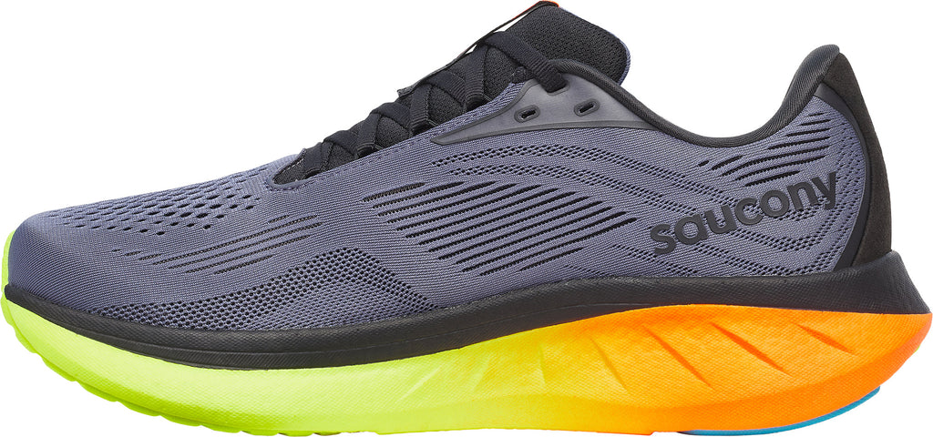 Saucony Ride 18 Mens Running Shoes - Grey