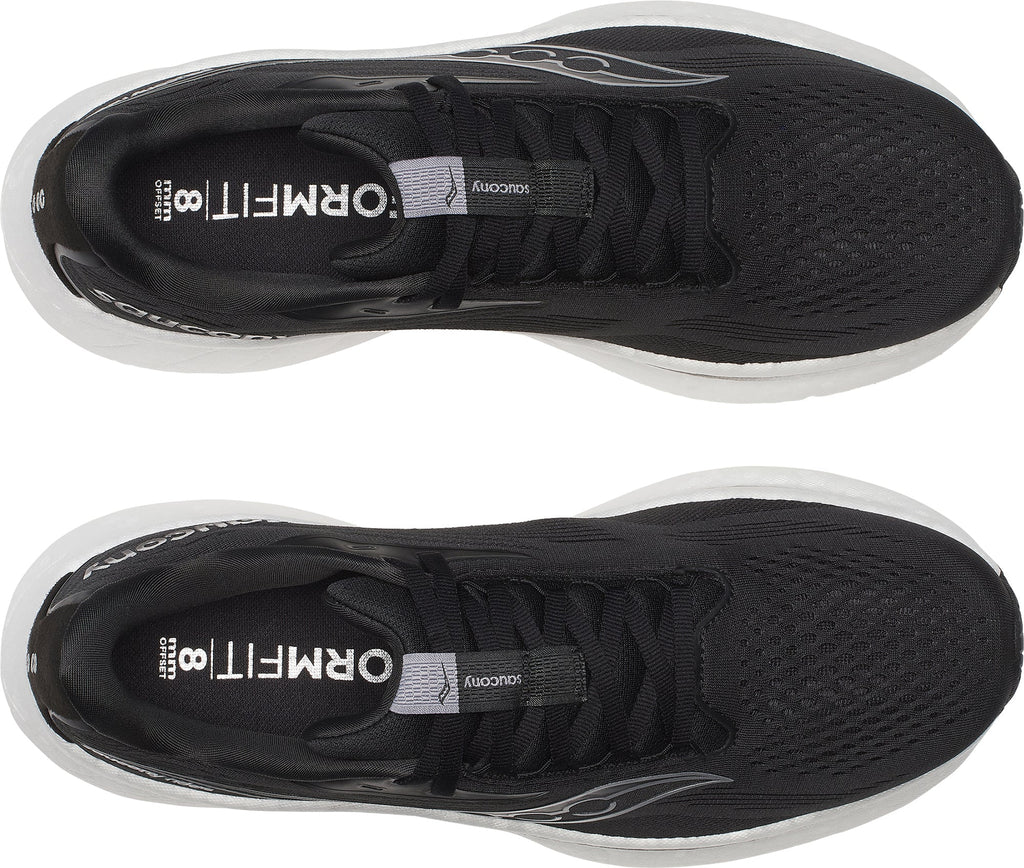 Saucony Ride 18 WIDE FIT Mens Running Shoes - Black