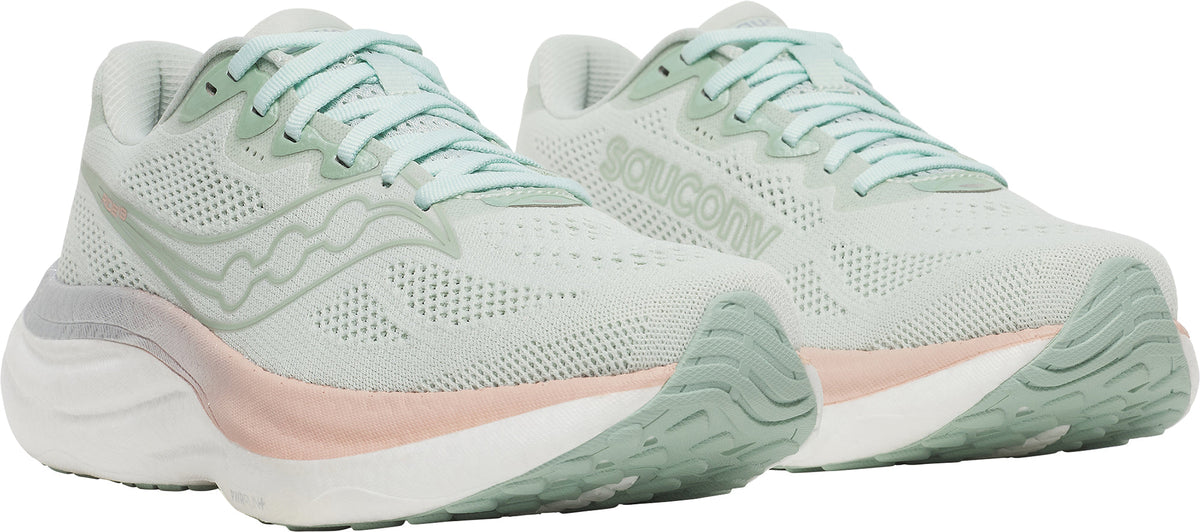 Saucony Ride 19 Womens Running Shoes - Green