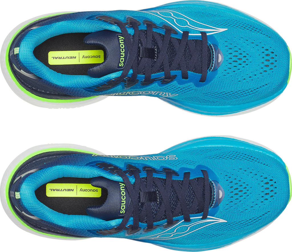 Saucony Ride 19 Mens Running Shoes - Blue
