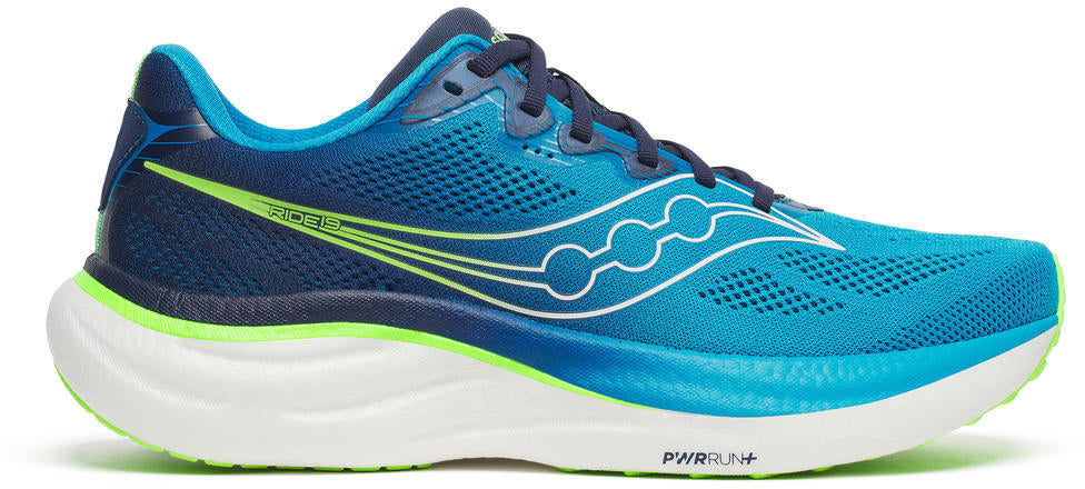 Saucony Ride 19 Mens Running Shoes - Blue