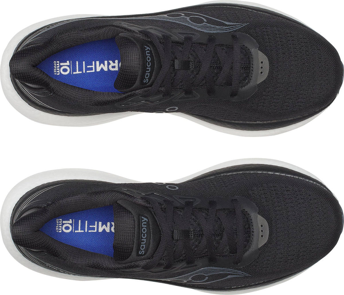 Saucony Triumph 23 WIDE FIT Mens Running Shoes - Black