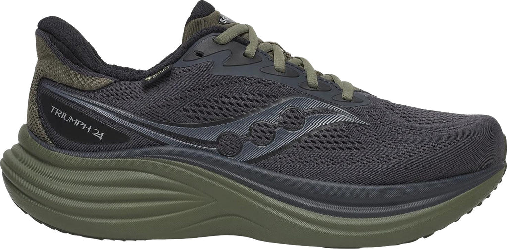 Saucony Triumph 24 GORE-TEX Mens Running Shoes - Black
