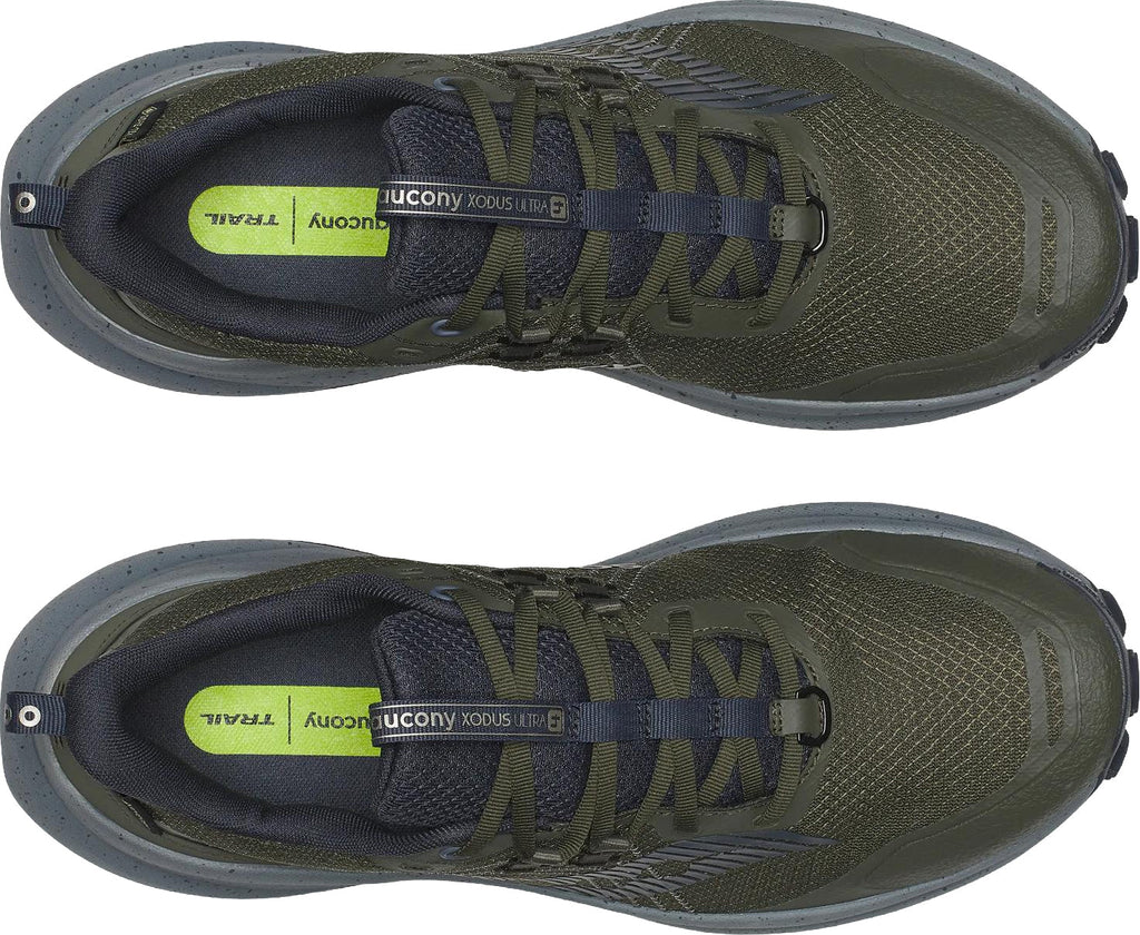 Saucony Xodus Ultra 4 GORE-TEX Mens Trail Running Shoes - Green