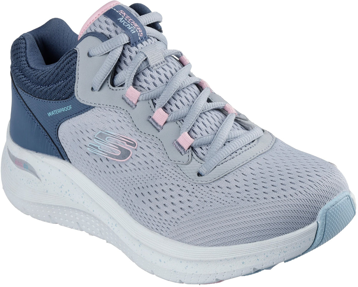 Skechers Arch Fit 2.0 Rainy Days Waterproof Womens Walking Shoes - Grey