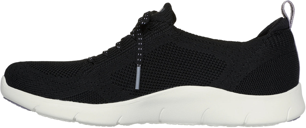 Skechers Arch Fit Refine Freesia Womens Shoes - Black