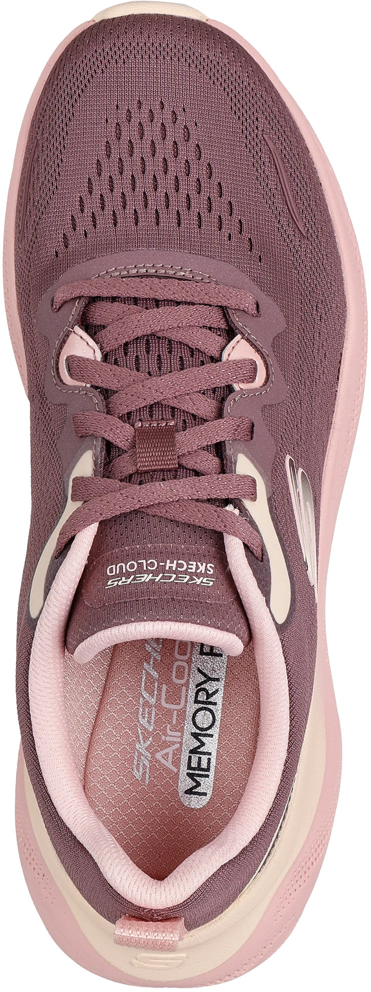 Skechers Cloud Gentle Glow Womens Shoes - Red