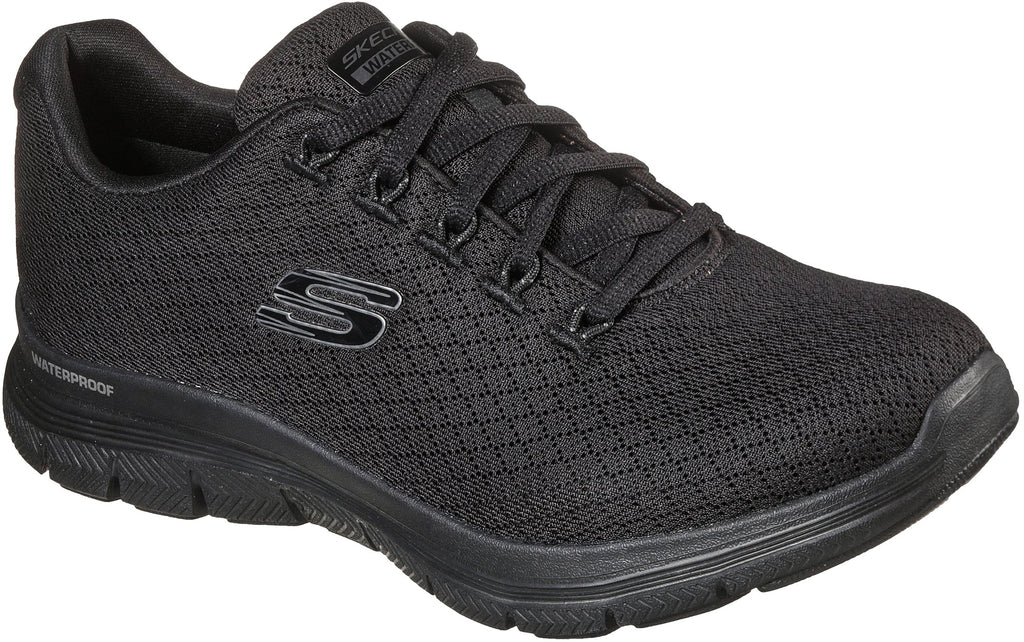 Skechers Flex Appeal 4 Coated Fideli Womens Training Shoes - Black