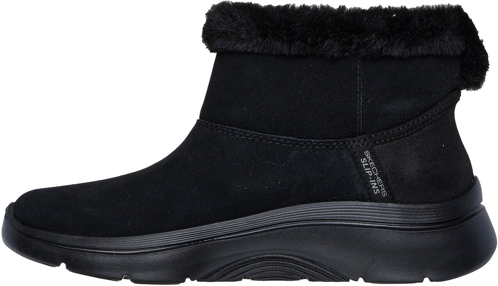Skechers GO WALK Cozy Stride Womens Boots - Black