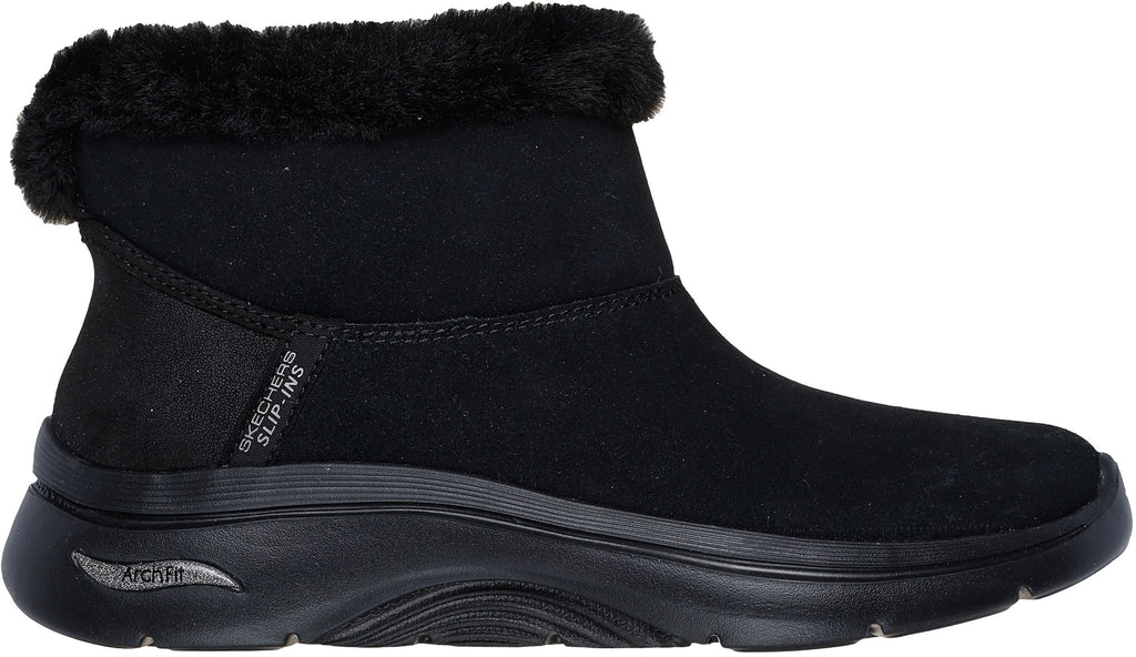 Skechers GO WALK Cozy Stride Womens Boots - Black