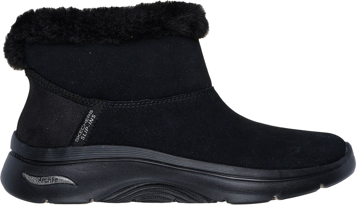 Skechers GO WALK Cozy Stride Womens Boots - Black