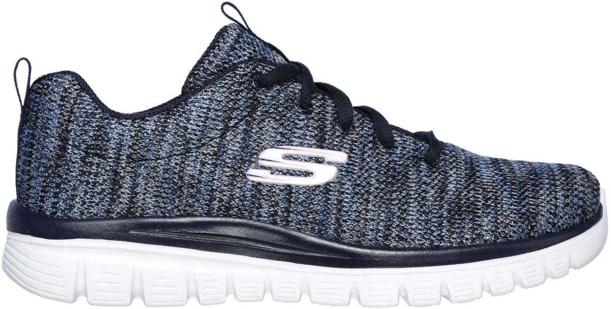 Skechers Graceful Twisted Womens Training Shoes - Blue