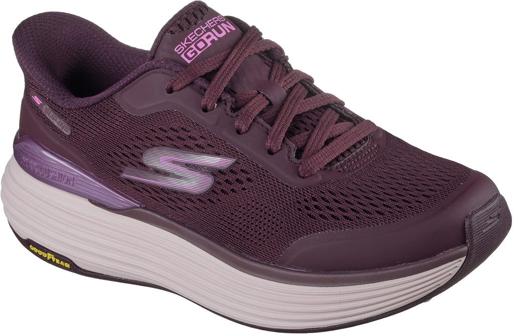 Skechers Max Cushioning Suspension Chrone Womens Running Shoes - Red