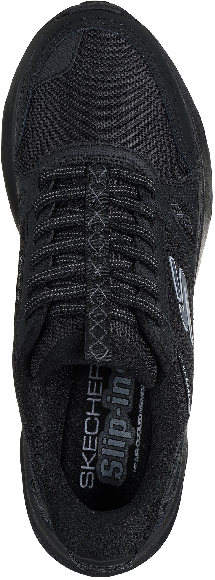 Skechers Ridge Oak Gateway Trail Mens Walking Shoes - Black