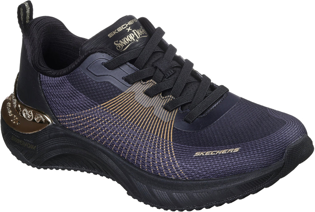 Skechers Snoop Ace Cyber Walker Womens Shoes - Black