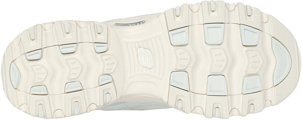 Skechers Sport D'Lites Smooth Nostalgia Womens Shoes - Cream