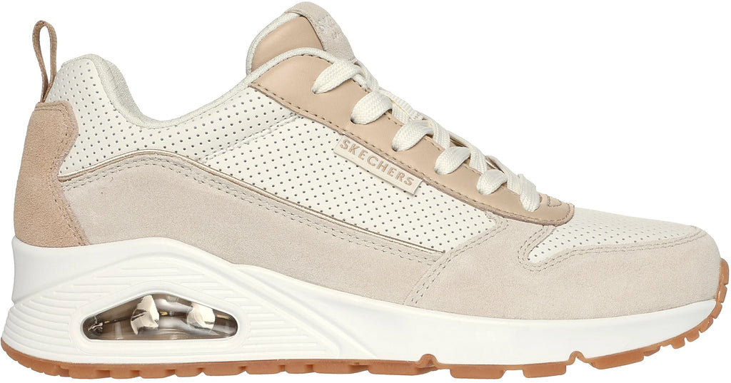 Skechers UNO 2 Much Fun Womens Shoes - Beige