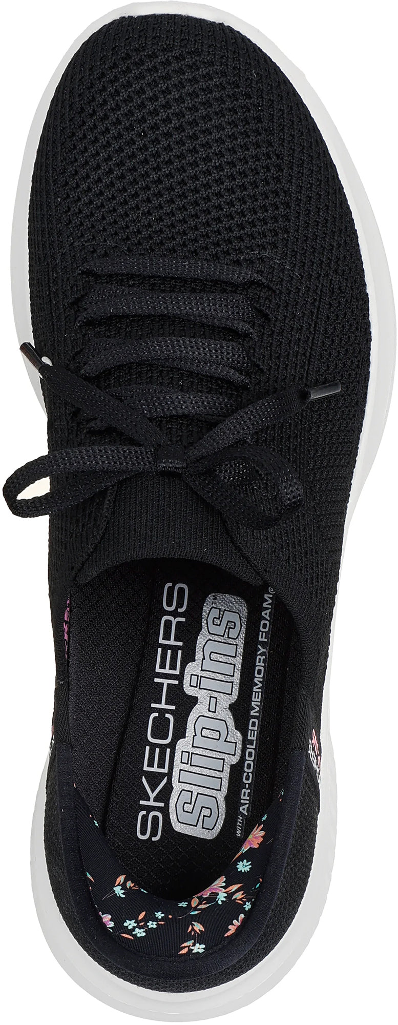 Skechers Ultra Flex 3.0 Morning Blossom Womens Shoes - Black