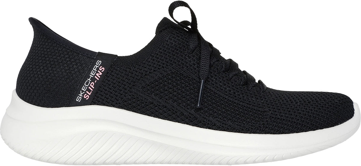 Skechers Ultra Flex 3.0 Morning Blossom Womens Shoes - Black