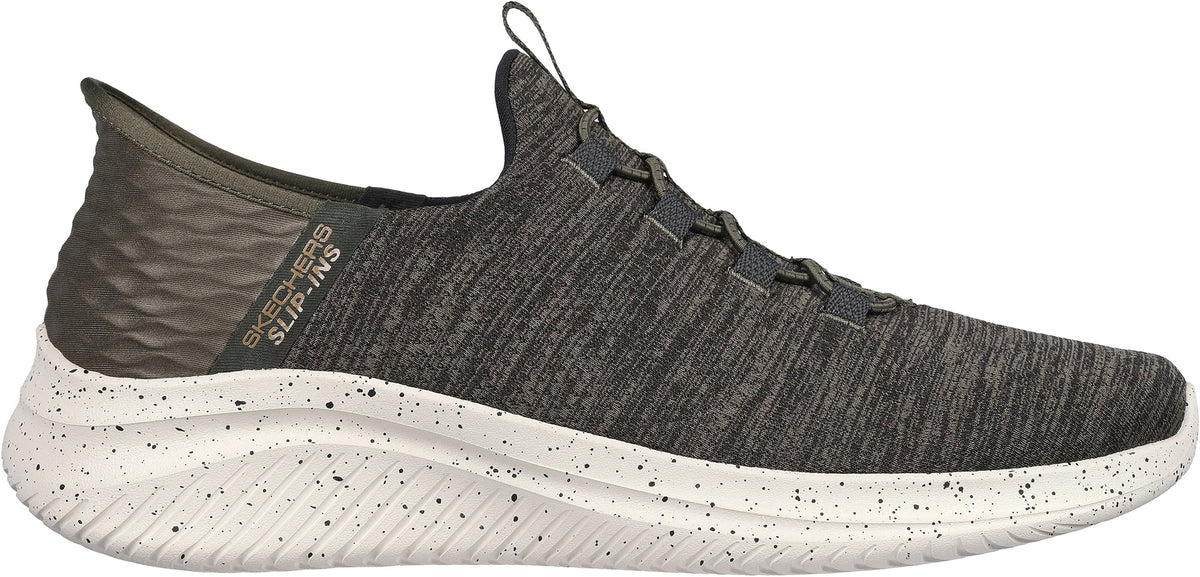 Skechers Ultra Flex 3.0 Right Away WIDE FIT Mens Shoes - Green
