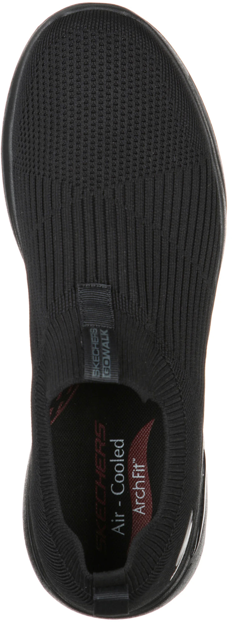 Skechers GO Walk Arch Fit Iconic EXTRA WIDE FIT Mens Walking Shoes - Black
