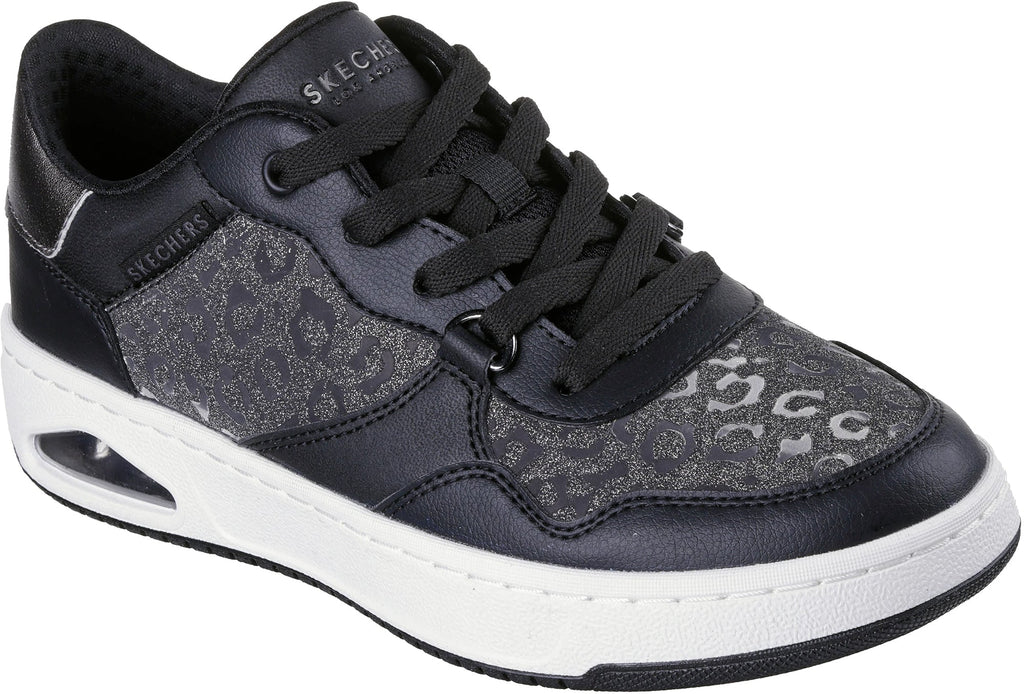 Skechers UNO CTL Subtle Shimmer Womens Shoes - Black