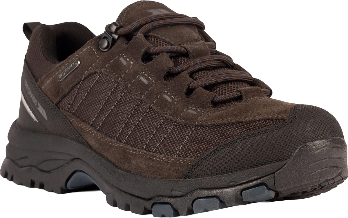Trespass Scrap Waterproof Mens Walking Shoes - Brown