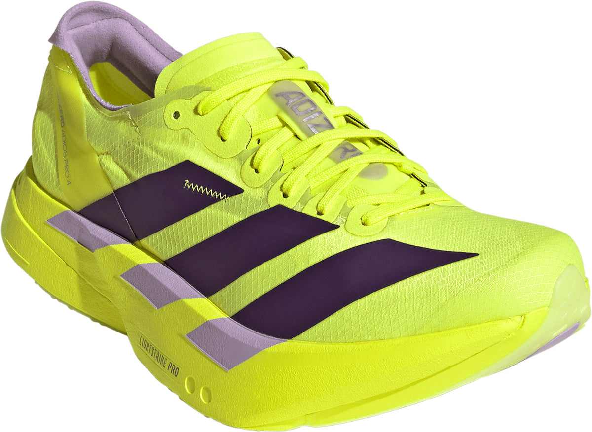 adidas Adizero Adios Pro 4 Womens Running Shoes - Yellow